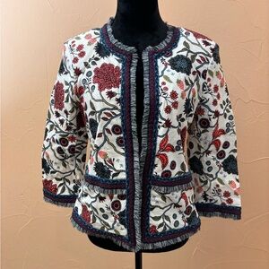 Floral Embroidered Women's Jacket